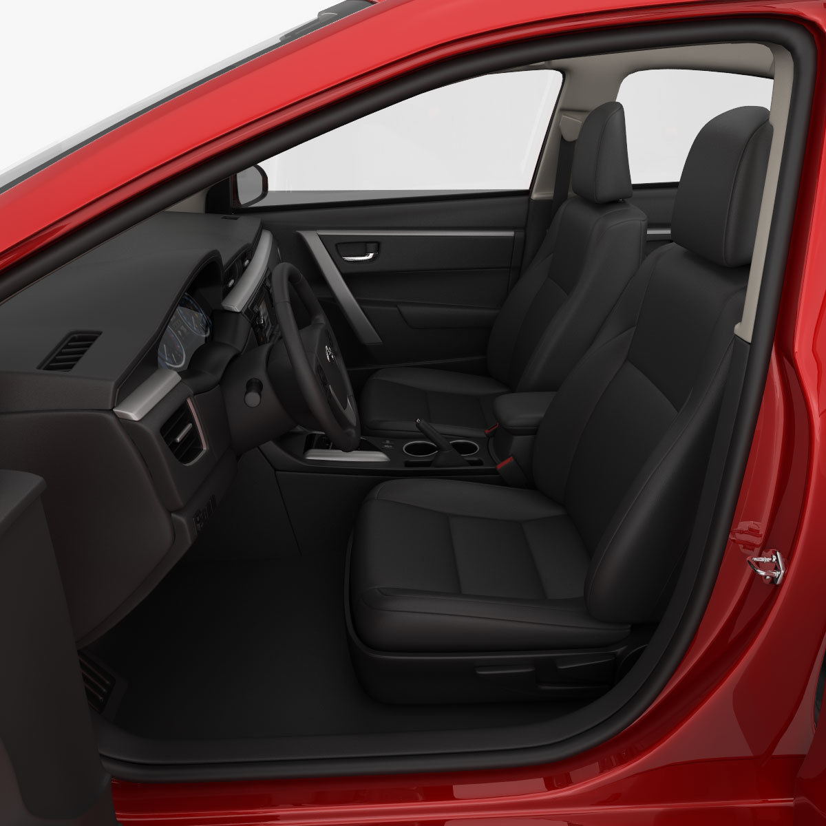 Toyota Corolla E170 Live 2014 detailed interior 3D model_14