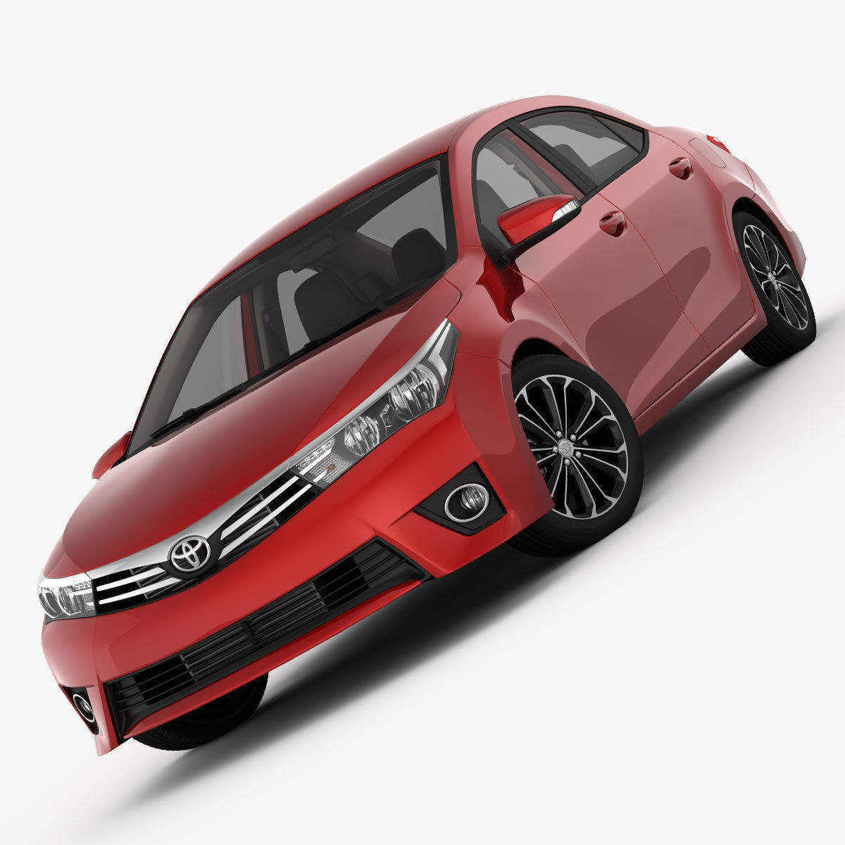 Toyota Corolla E170 Live 2014 detailed interior 3D model_2