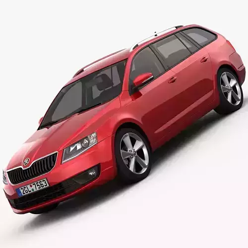Skoda Octavia Combi 2014 detailed interior