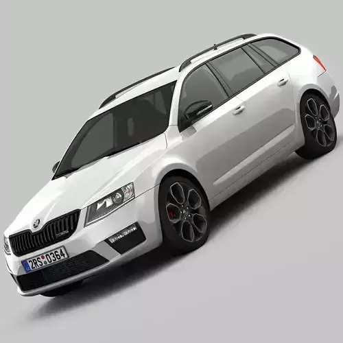 Skoda Octavia Combi RS 2014 detailed interior