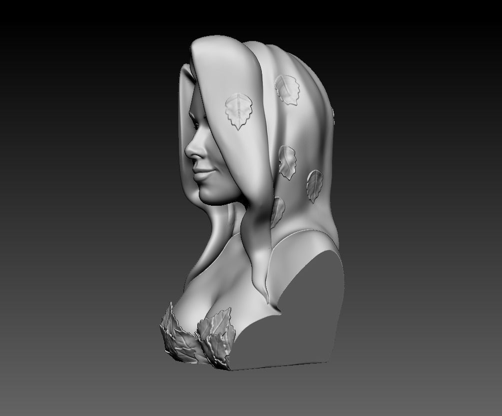 Bust - Poison Ivy 3D print model_18
