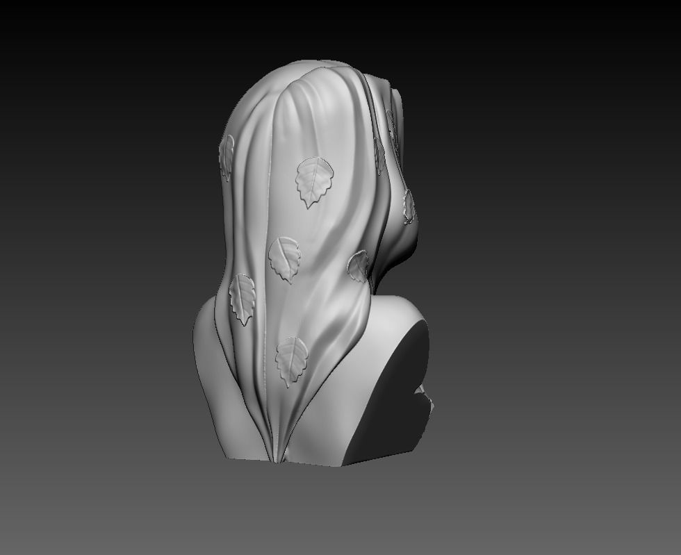 Bust - Poison Ivy 3D print model_19