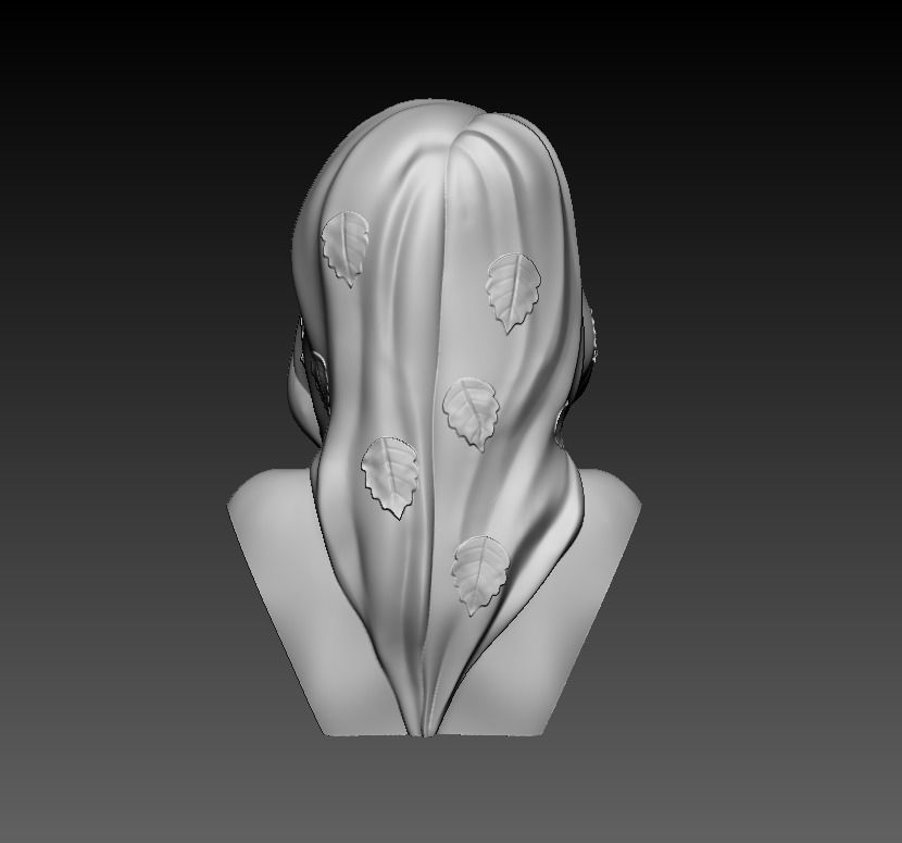 Bust - Poison Ivy 3D print model_21