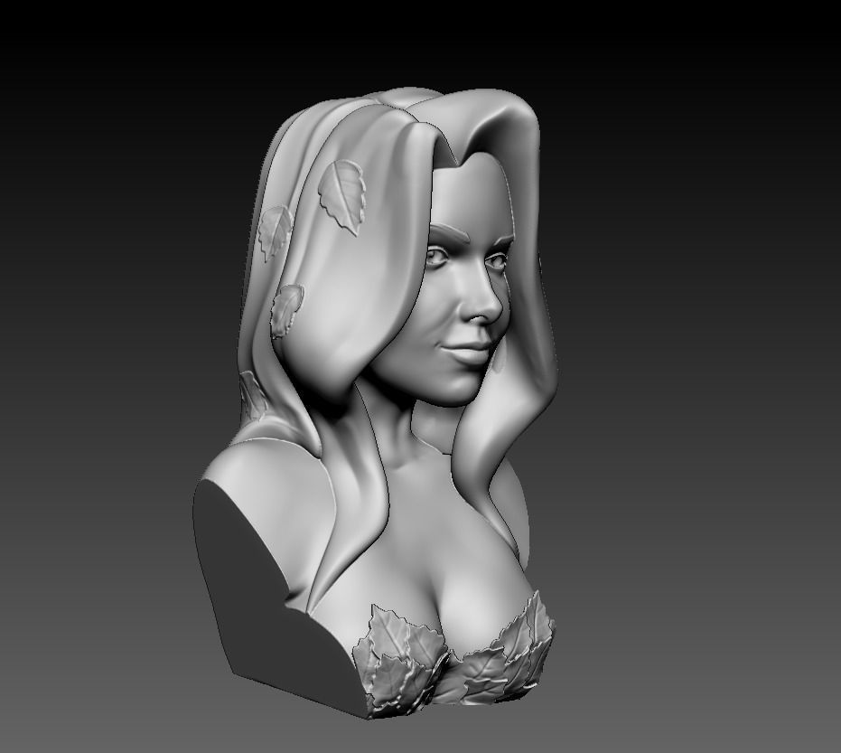 Bust - Poison Ivy 3D print model_17