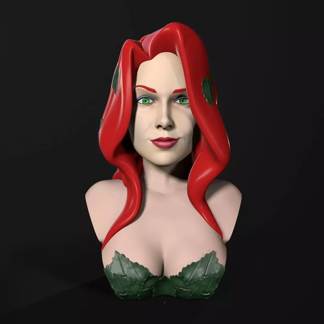 Bust - Poison Ivy 3D print model_0