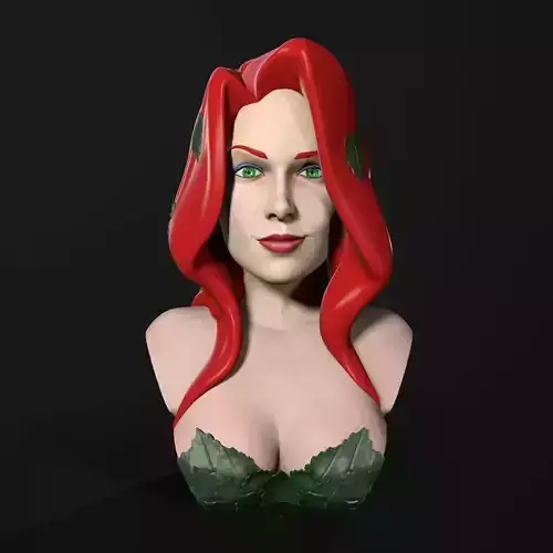 Bust - Poison Ivy 3D print model