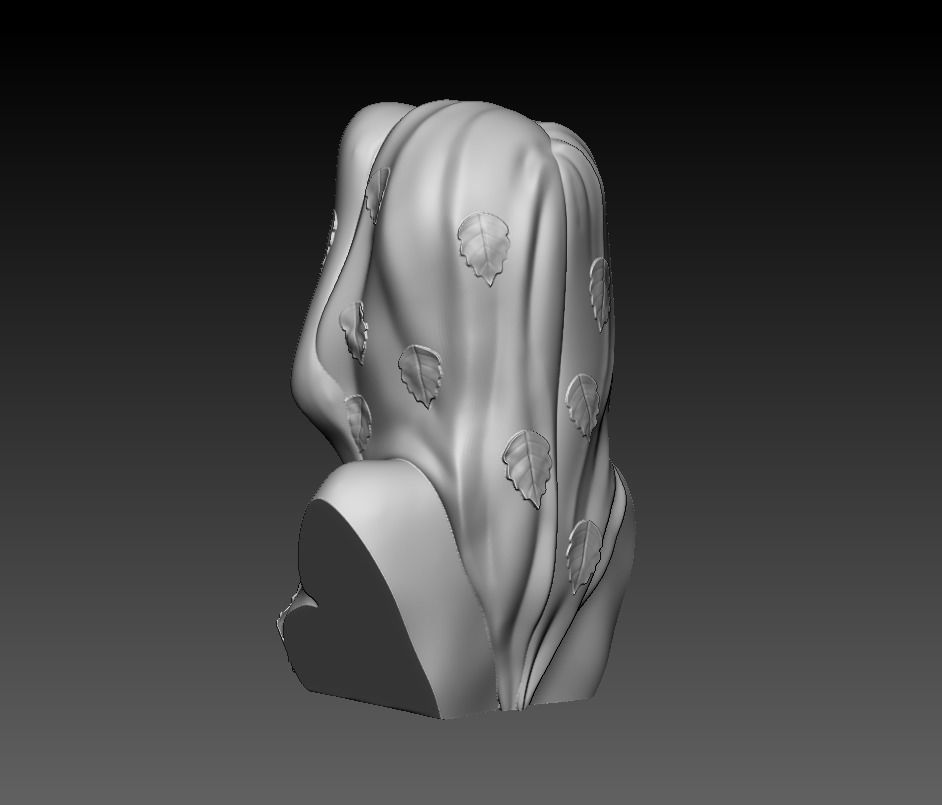 Bust - Poison Ivy 3D print model_14