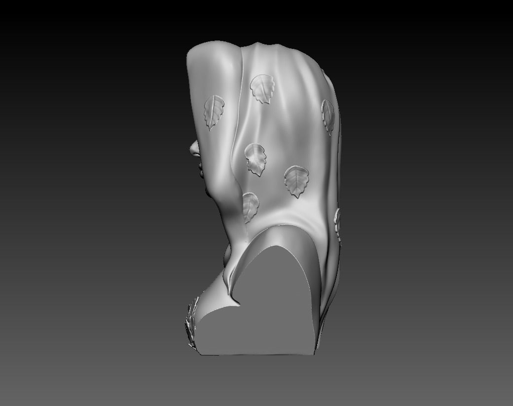 Bust - Poison Ivy 3D print model_16