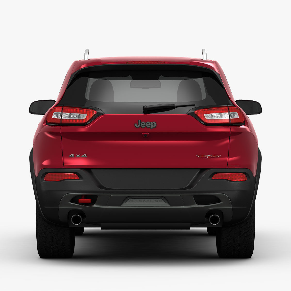 Jeep Cherokee Trailhawk 2014 detailed interior 3D model_11