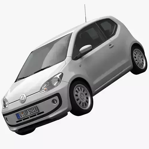 Volkswagen up 2013 detailed interior 3D model