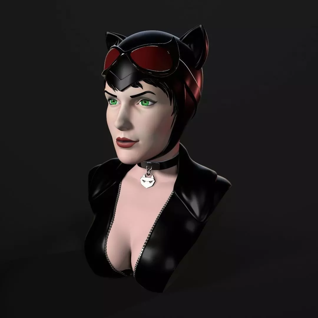 Bust - Catwoman 3D print model_0