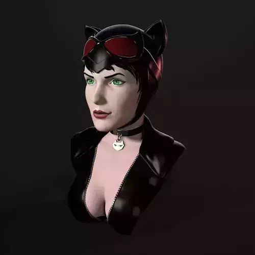 Bust - Catwoman 3D print model