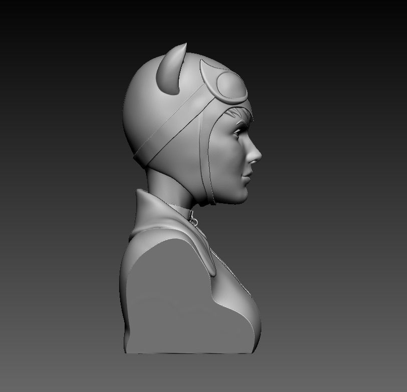 Bust - Catwoman 3D print model_23