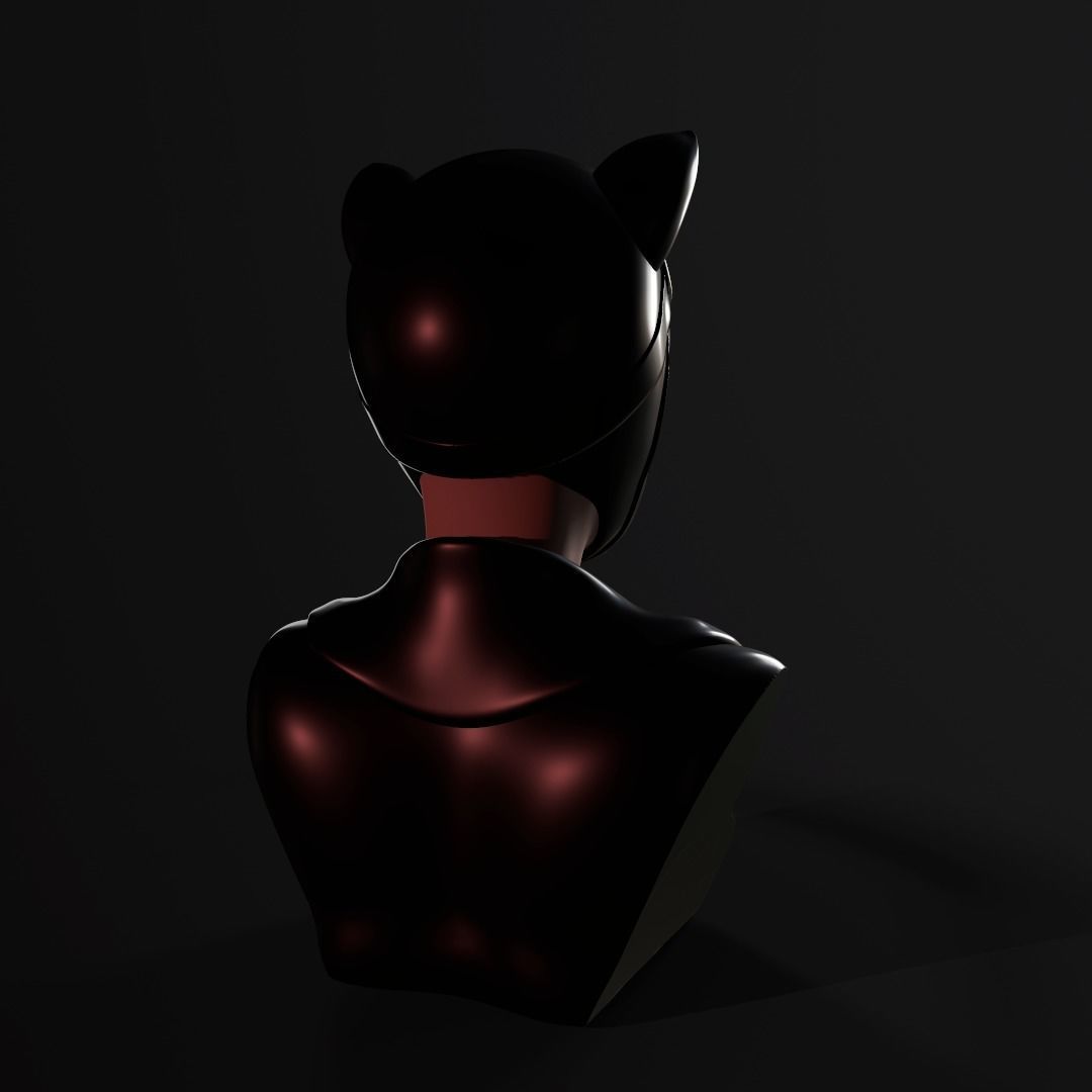 Bust - Catwoman 3D print model_5