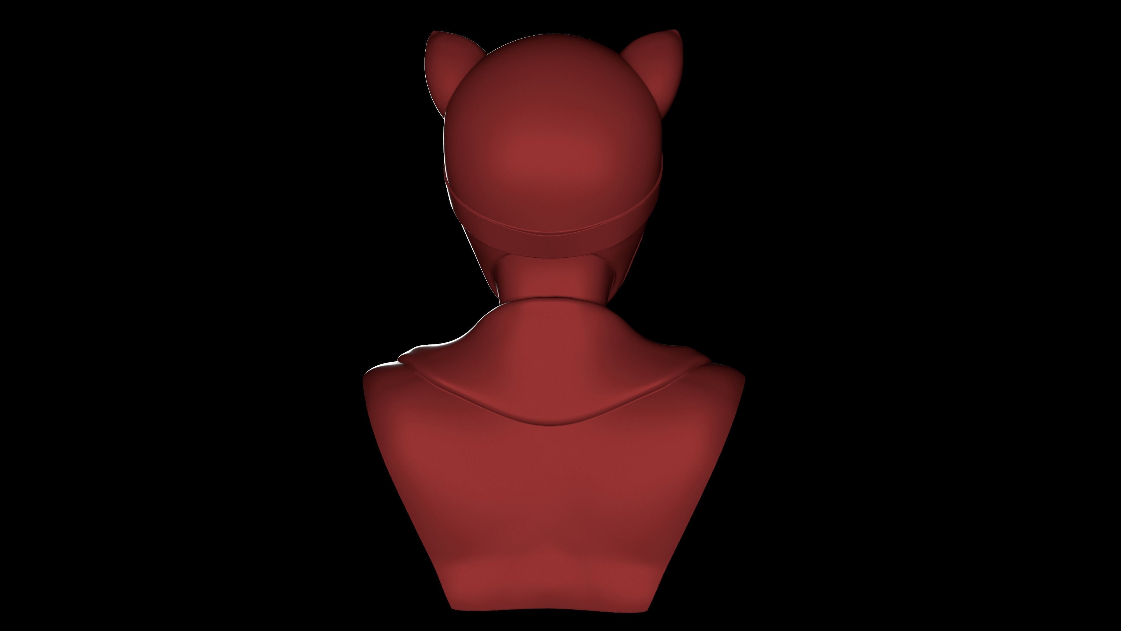Bust - Catwoman 3D print model_10