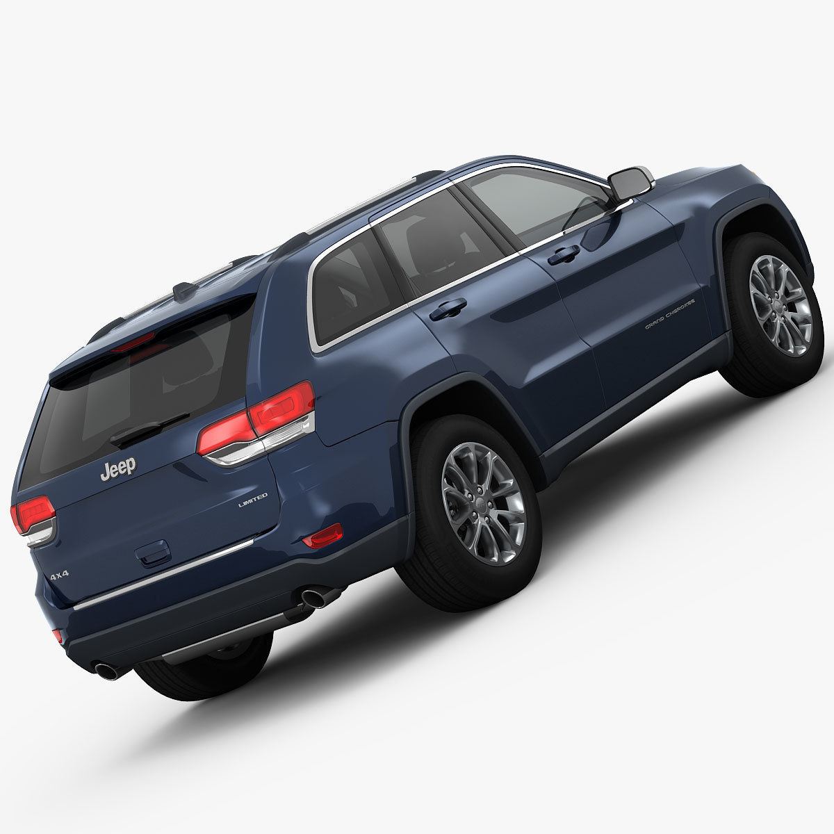 Jeep Grand Cherokee 2014 detailed interior 3D model_1