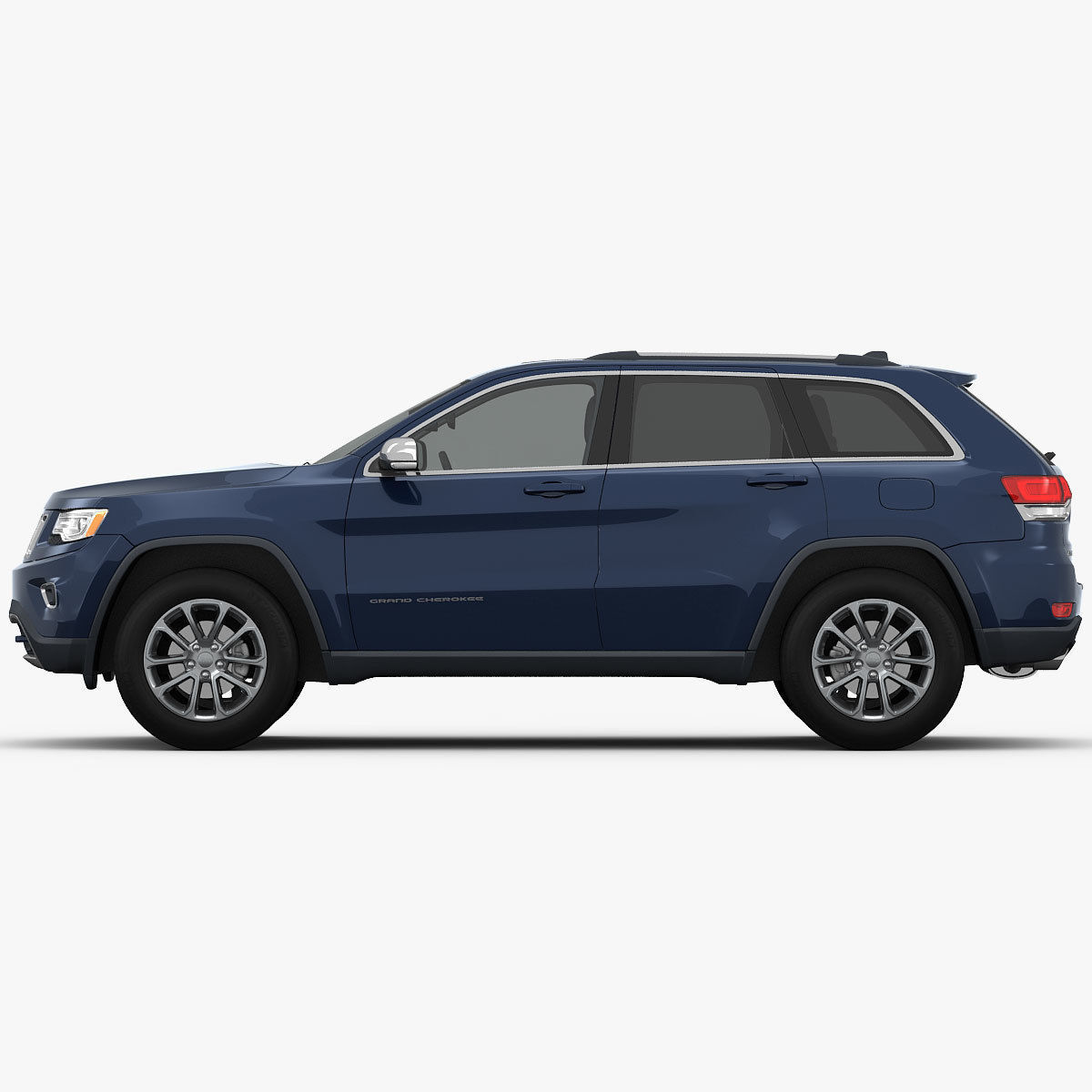 Jeep Grand Cherokee 2014 detailed interior 3D model_12