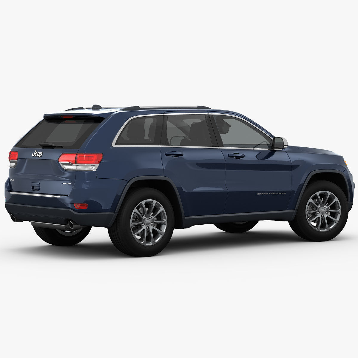 Jeep Grand Cherokee 2014 detailed interior 3D model_5