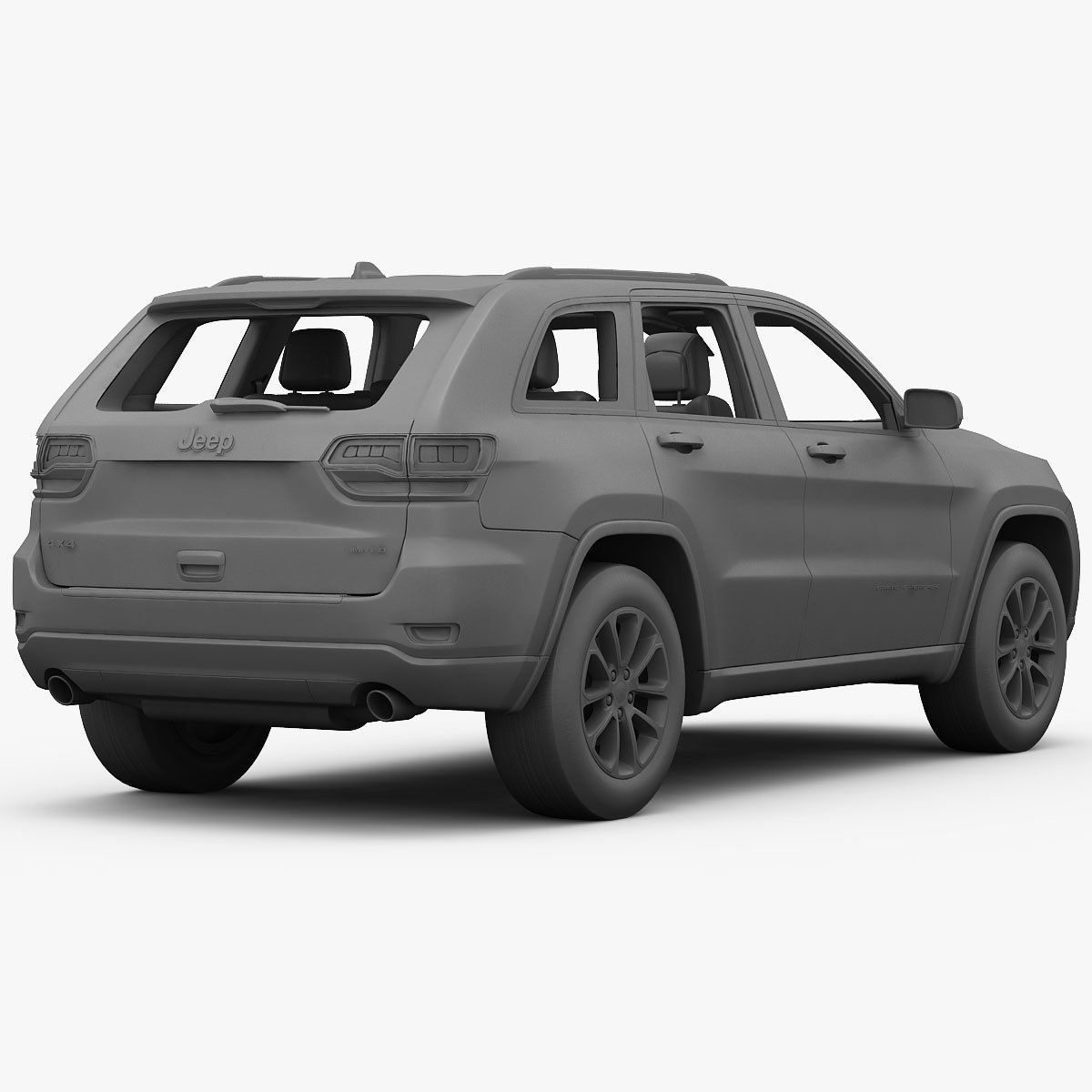 Jeep Grand Cherokee 2014 detailed interior 3D model_27