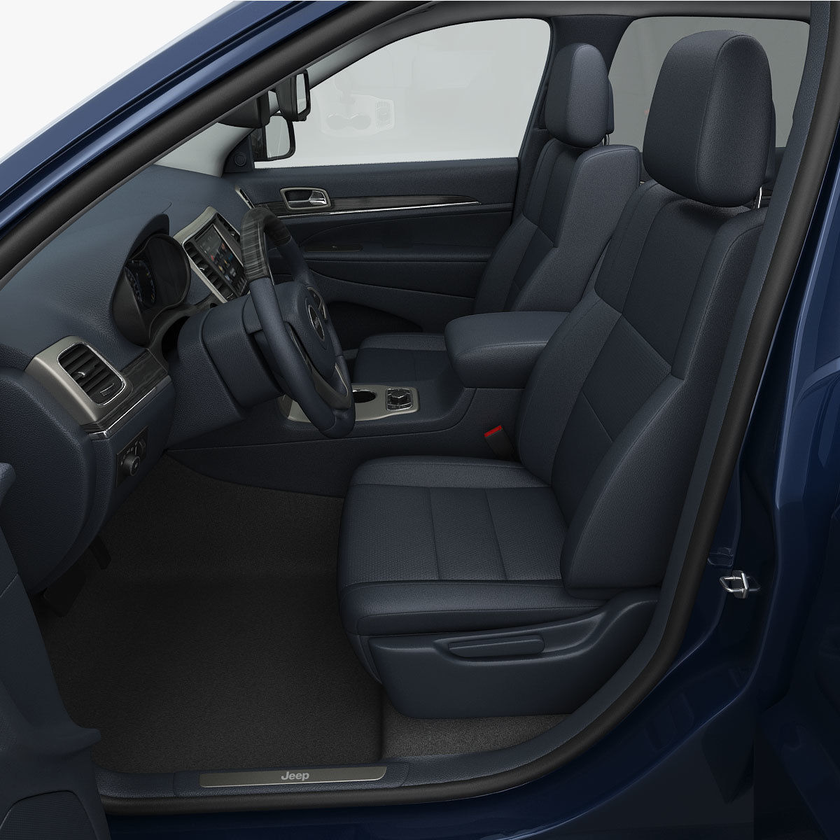 Jeep Grand Cherokee 2014 detailed interior 3D model_16