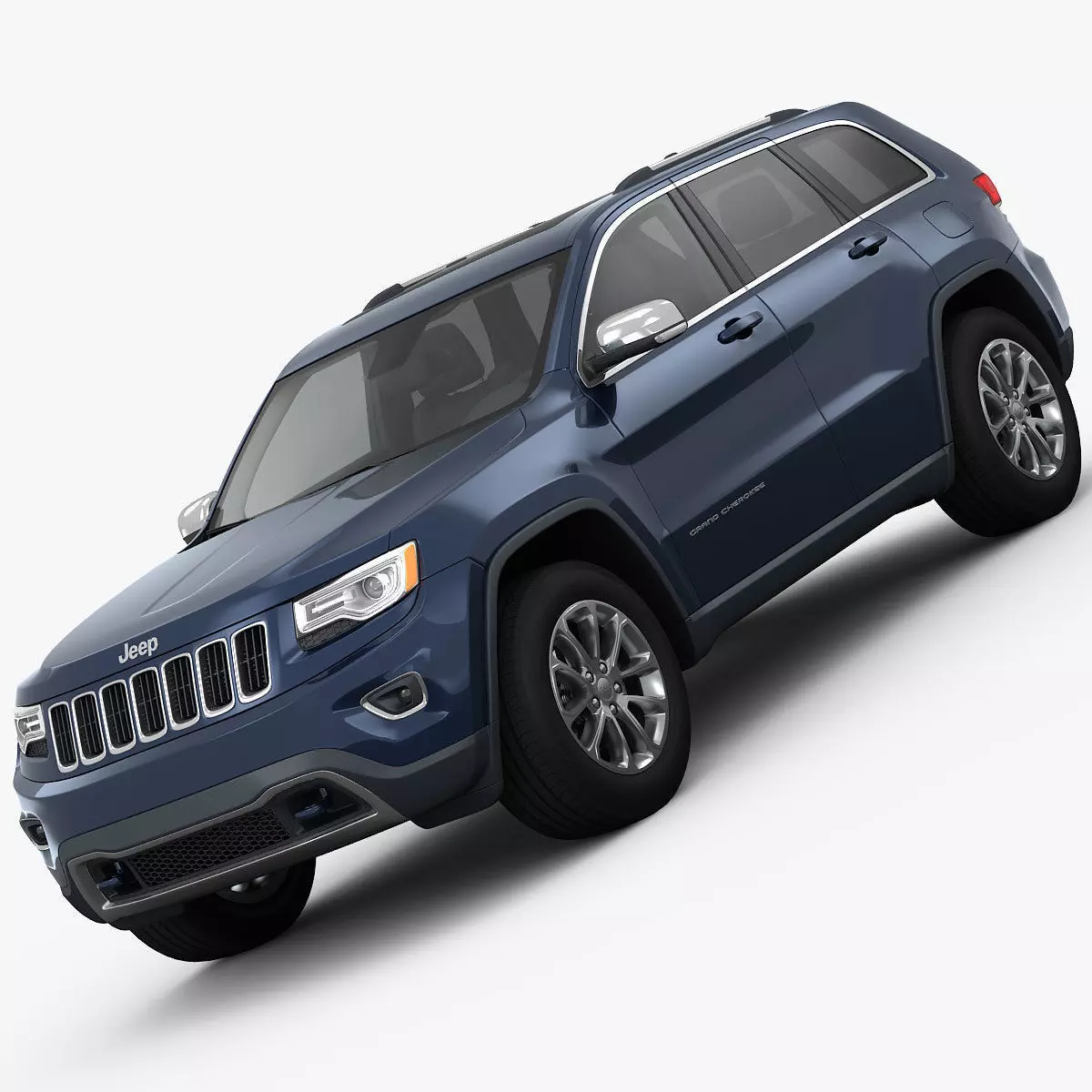 Jeep Grand Cherokee 2014 detailed interior 3D model_0