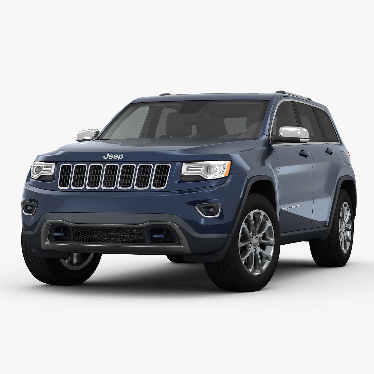 Jeep Grand Cherokee 2014 detailed interior 3D model_4