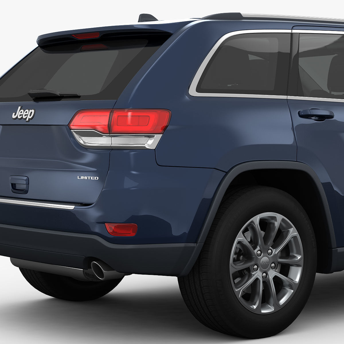 Jeep Grand Cherokee 2014 detailed interior 3D model_6