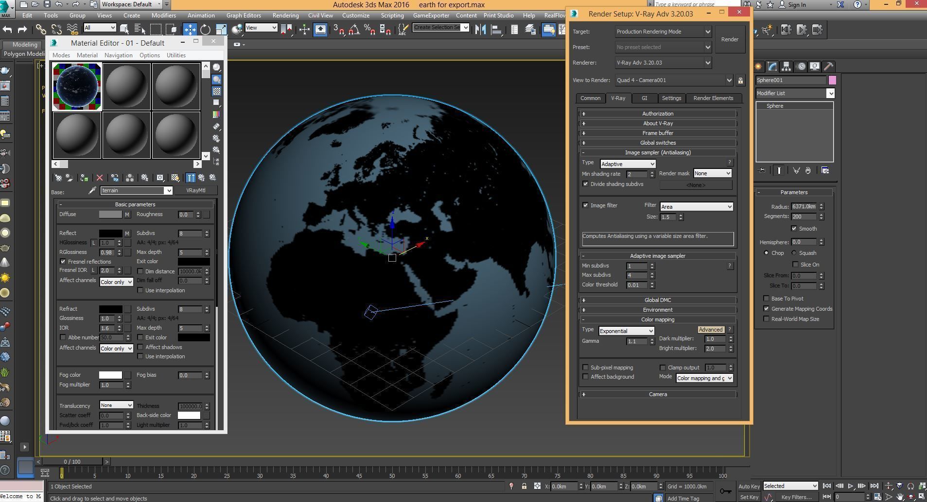 Earth cinematic 16K 3D model_4