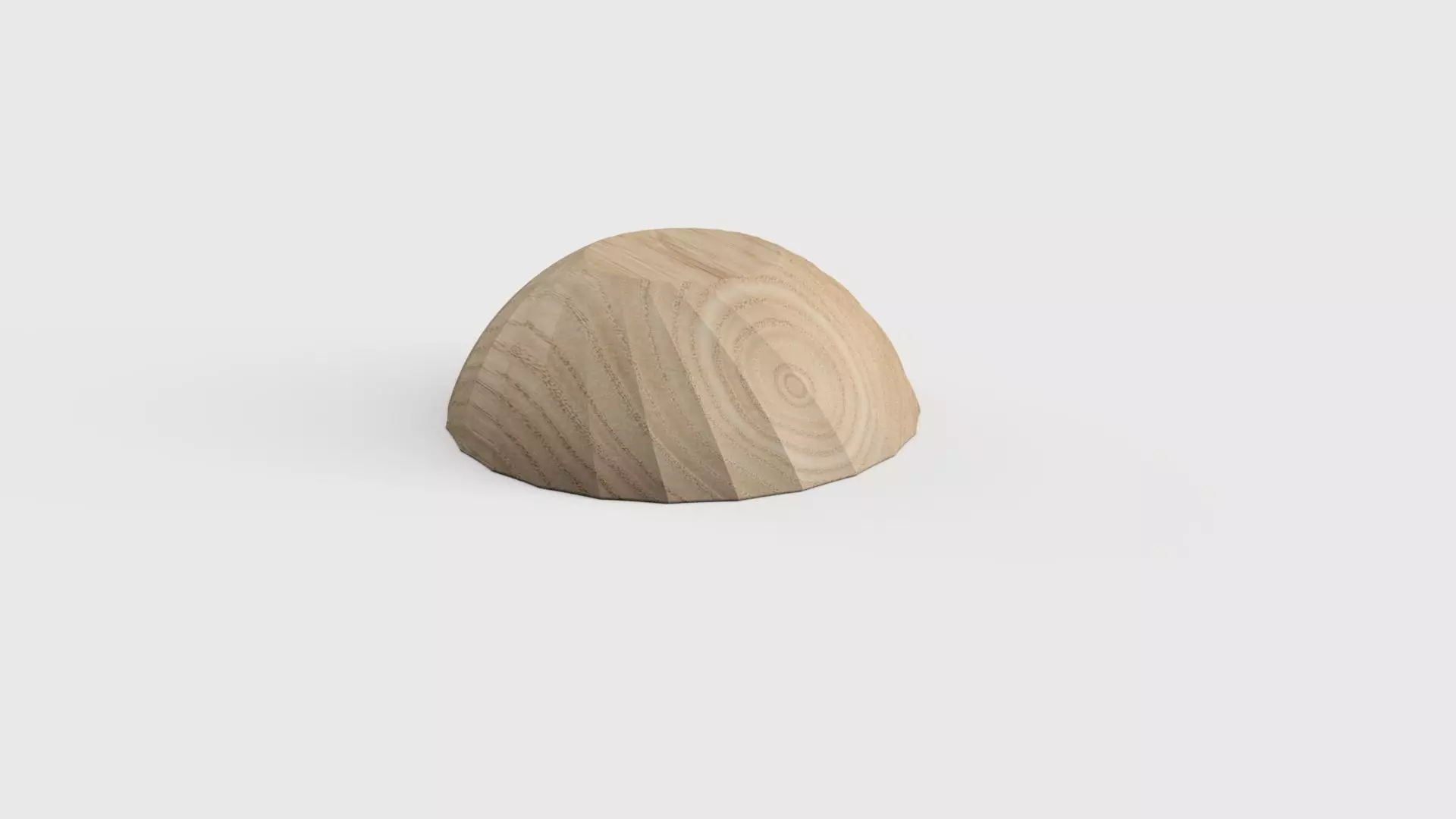 Wooden Spiral Bowl - Olio Collection Free 3D model_0