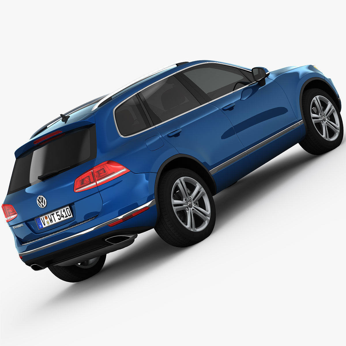 Volkswagen Touareg 2015 detailed interior 3D model_1