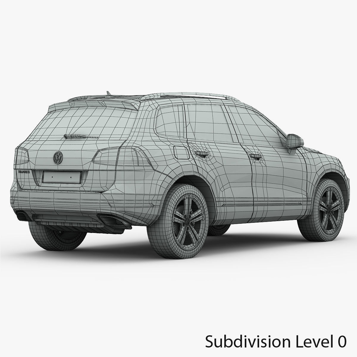 Volkswagen Touareg 2015 detailed interior 3D model_20