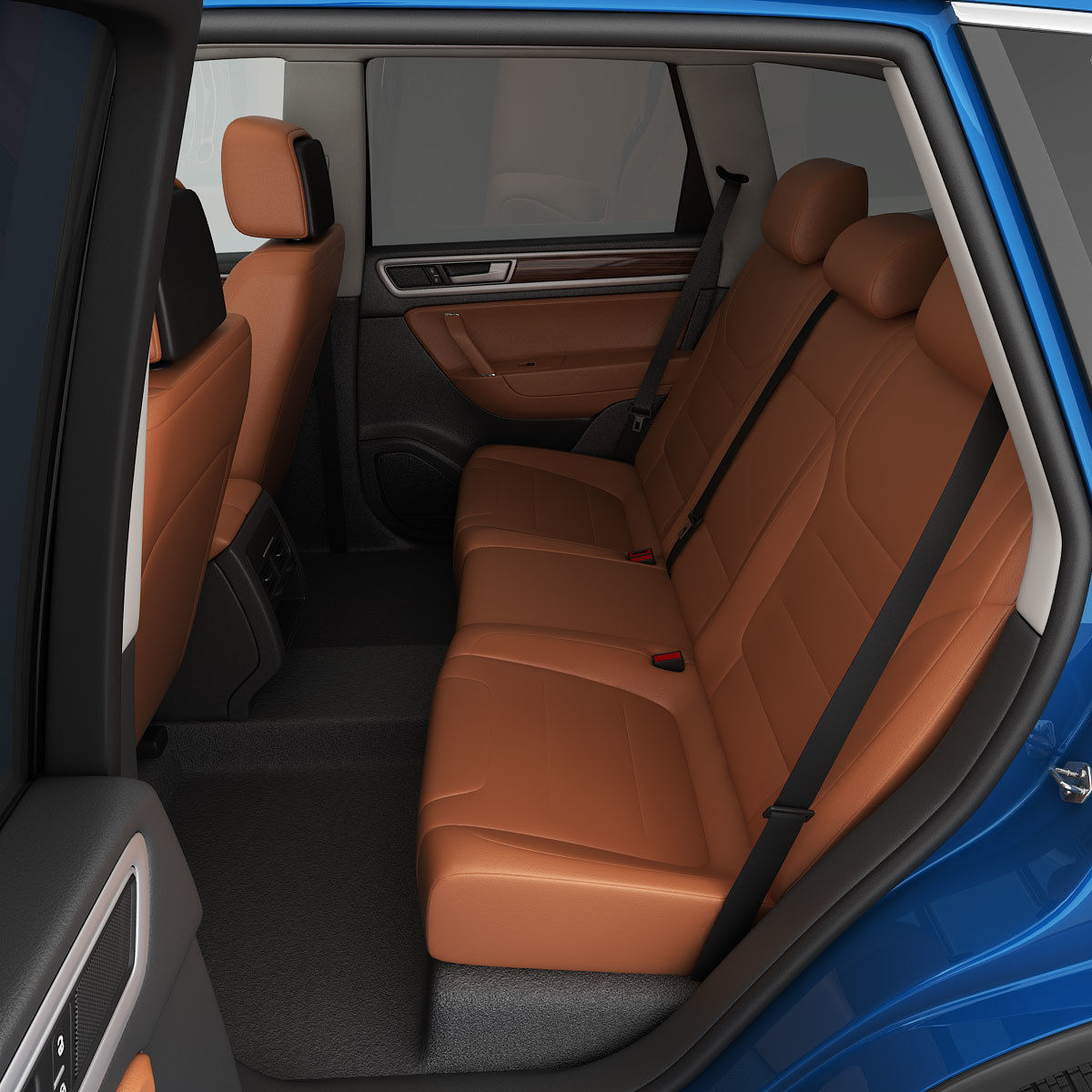 Volkswagen Touareg 2015 detailed interior 3D model_14