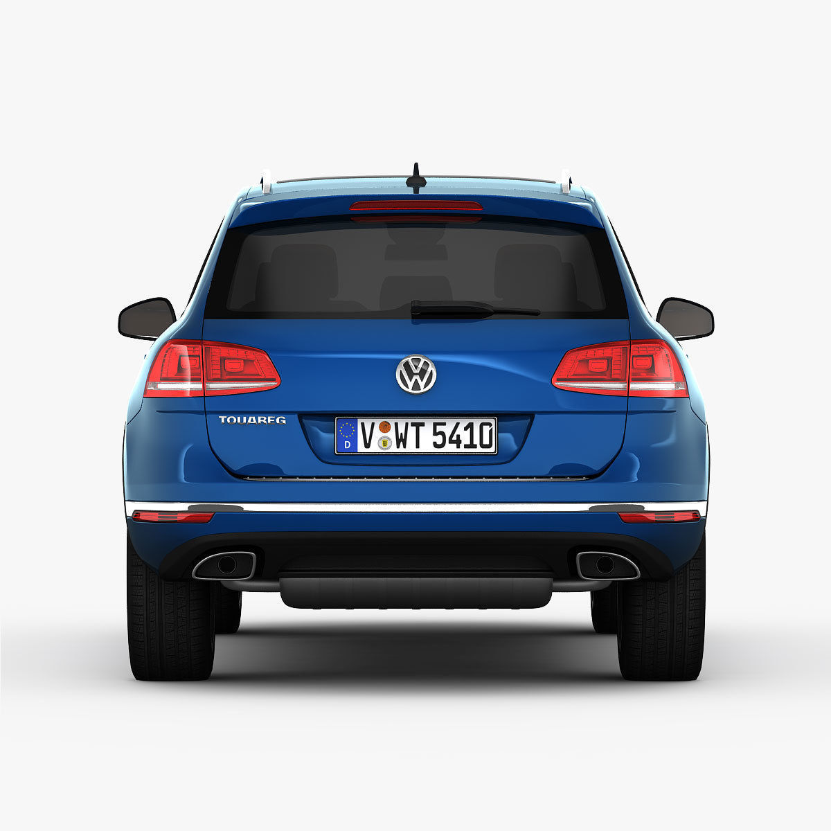 Volkswagen Touareg 2015 detailed interior 3D model_9