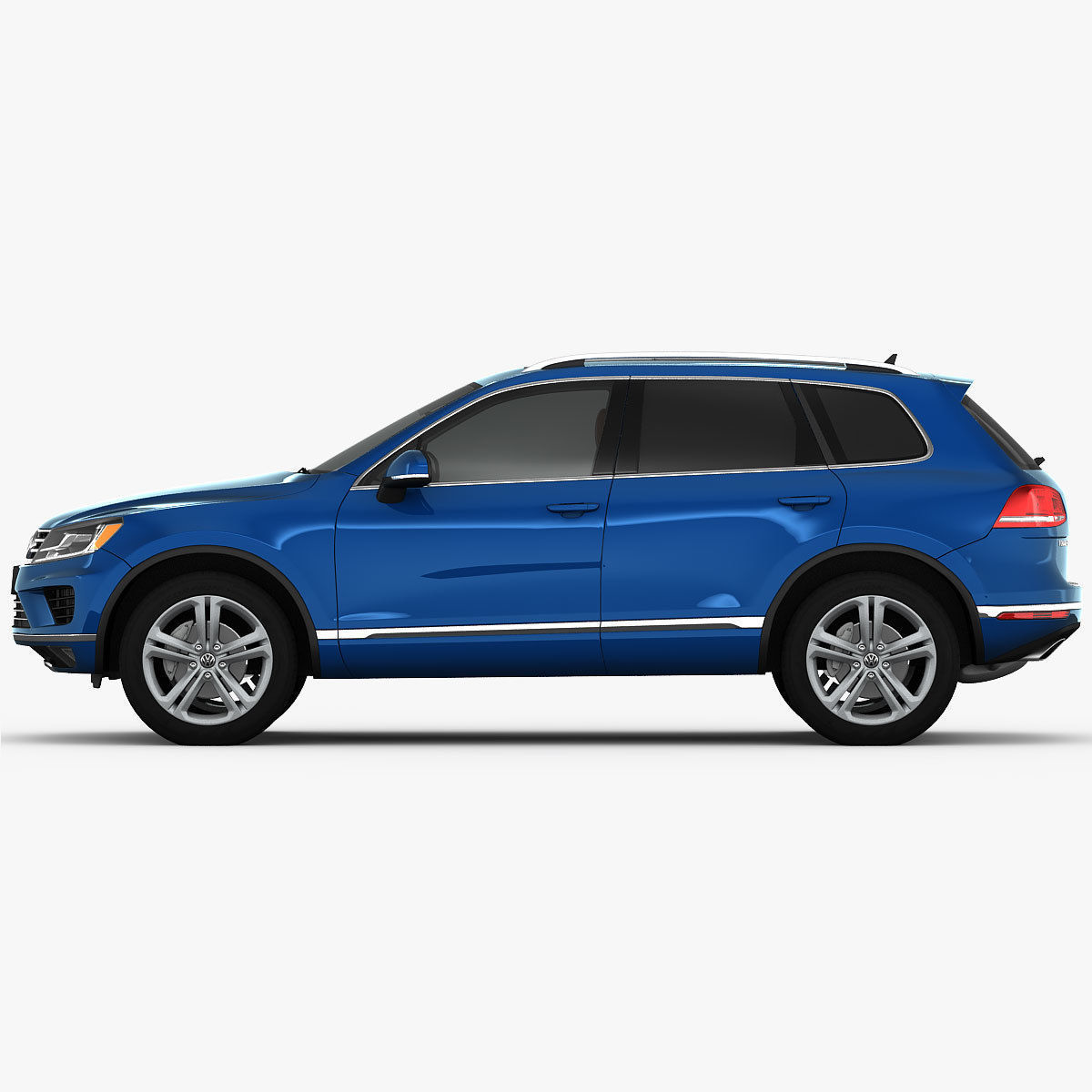 Volkswagen Touareg 2015 detailed interior 3D model_10