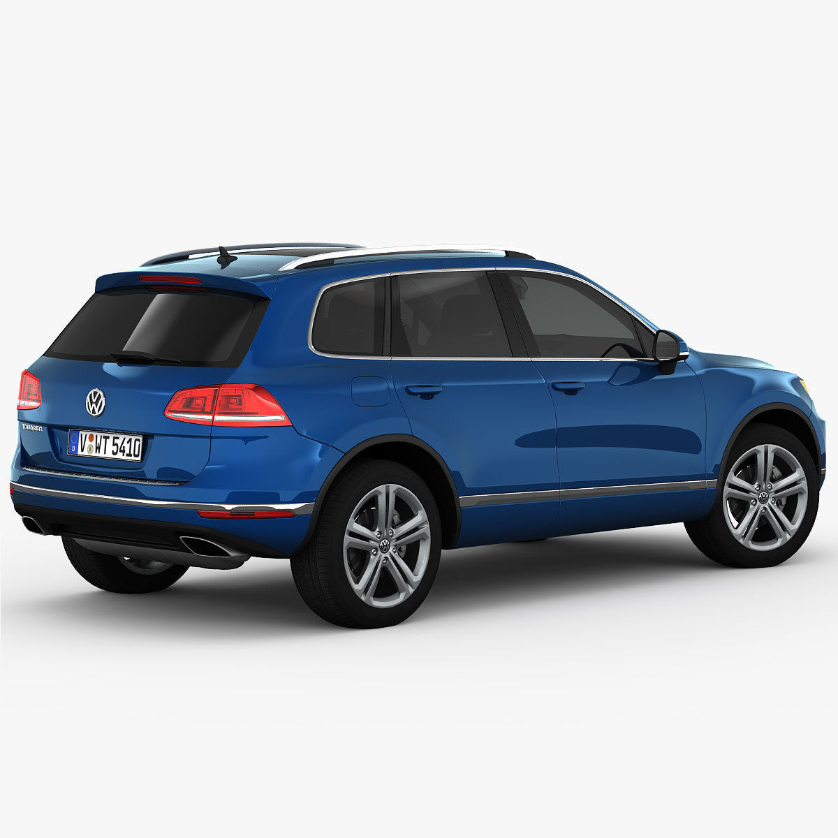Volkswagen Touareg 2015 detailed interior 3D model_3