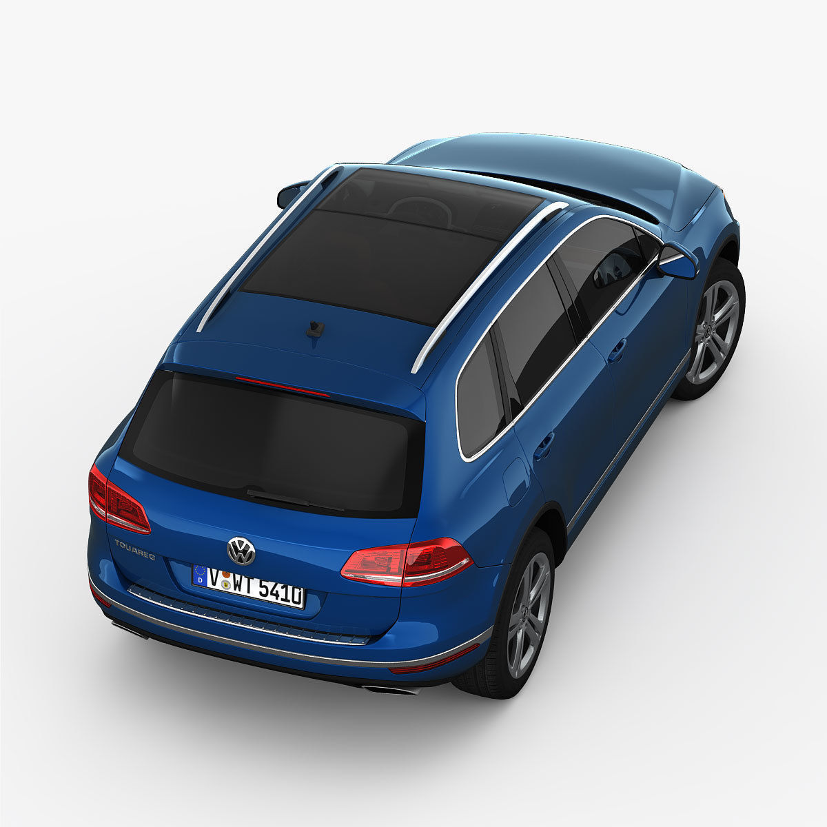 Volkswagen Touareg 2015 detailed interior 3D model_7
