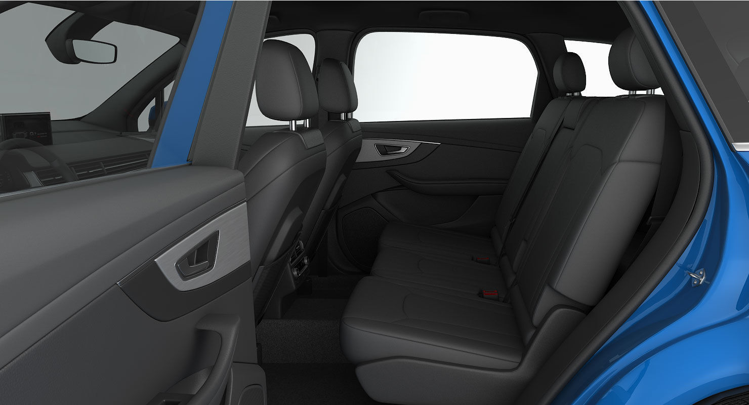 Audi Q7 S-Line 2016 detailed interior 3D model_16