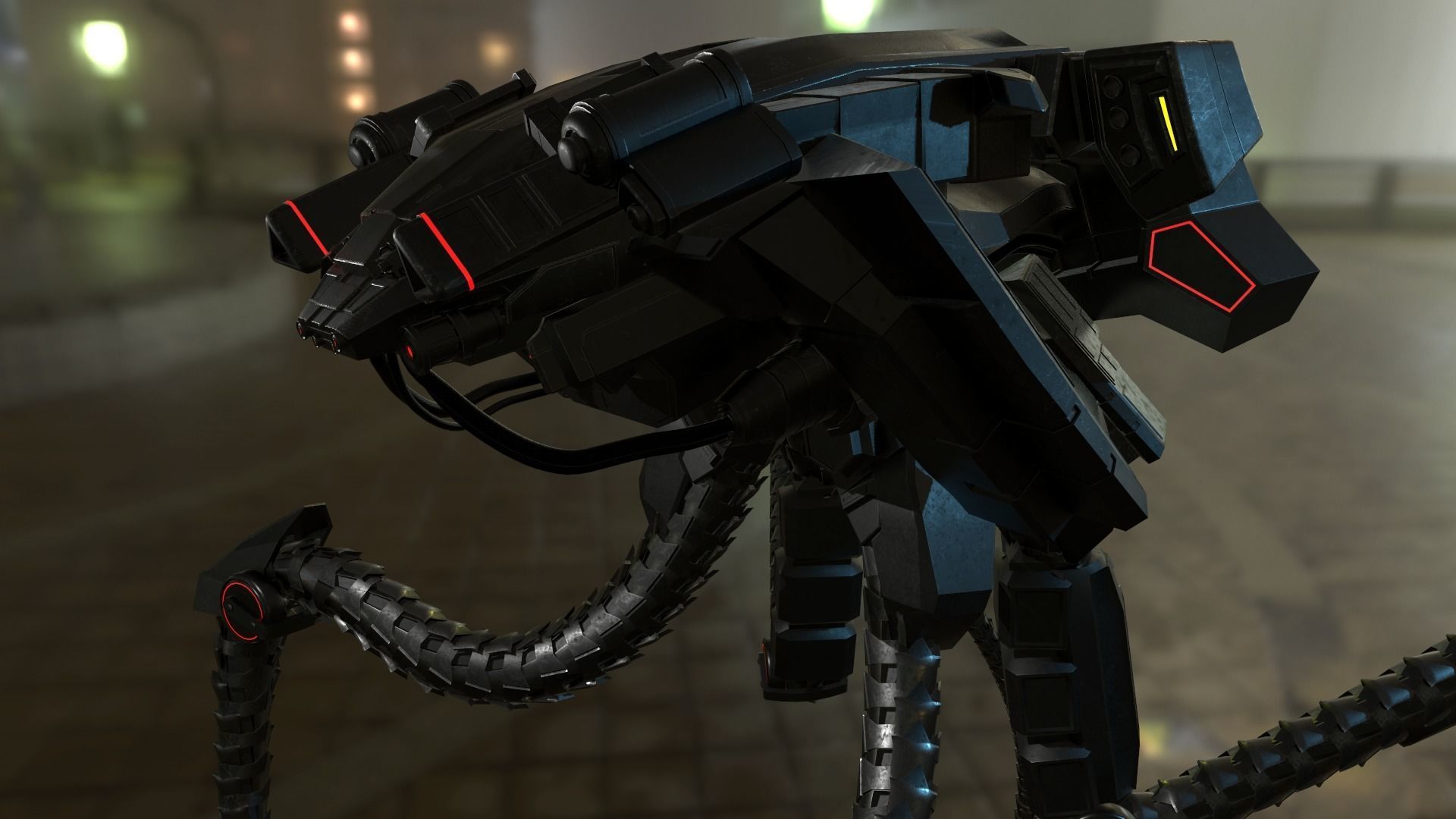 Military Robot  3D model_11