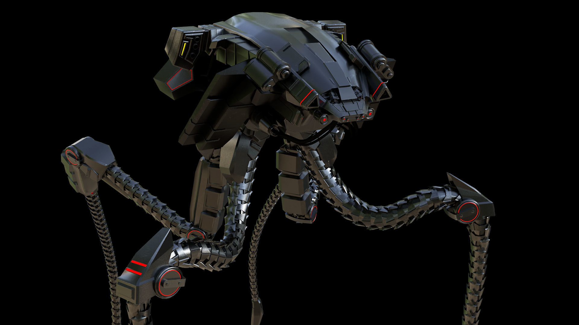 Military Robot  3D model_5