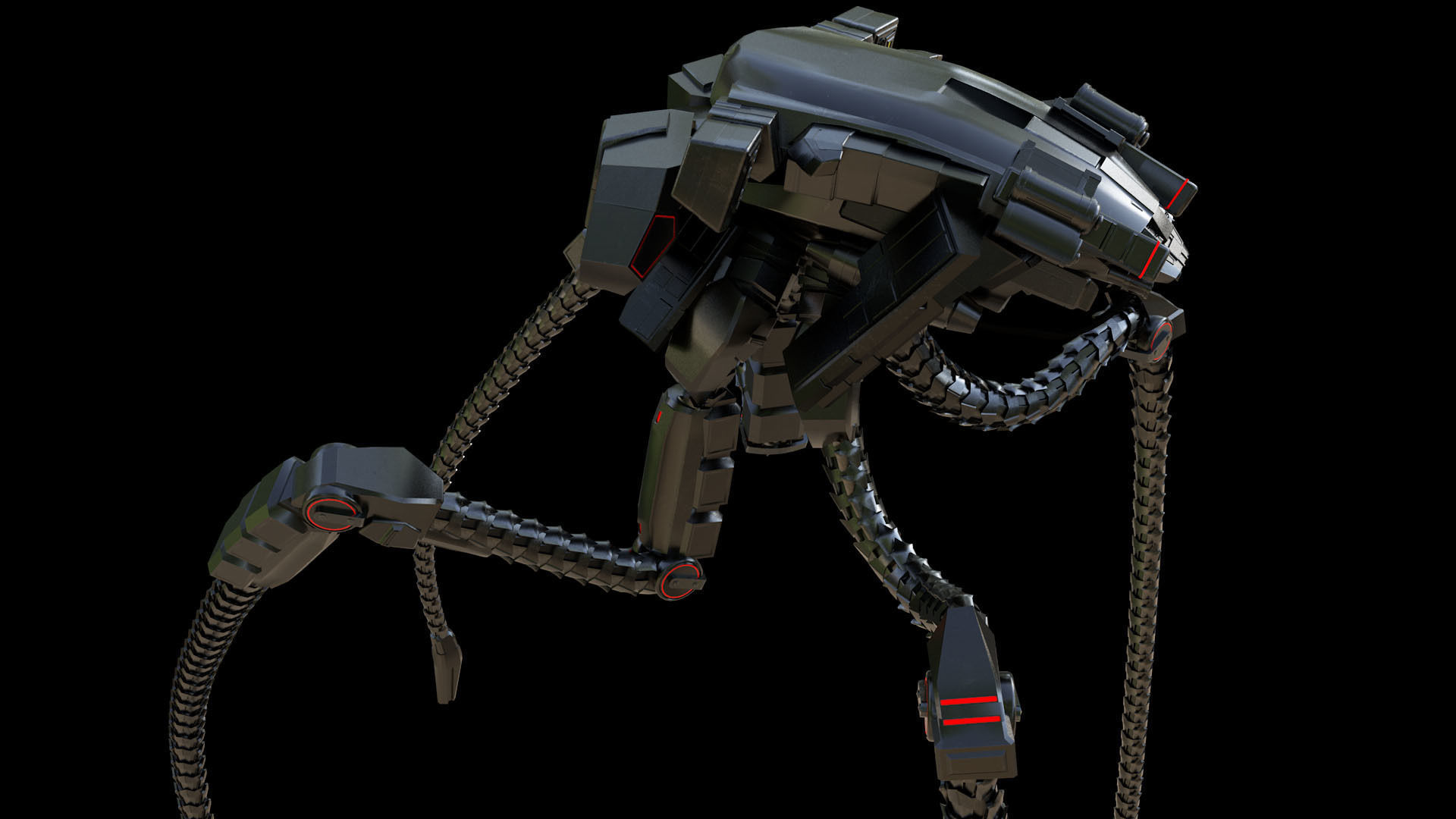 Military Robot  3D model_6