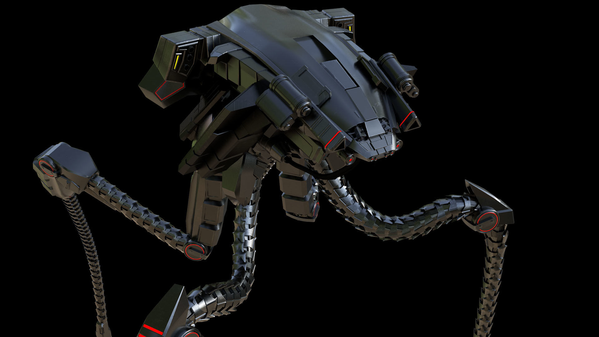 Military Robot  3D model_4