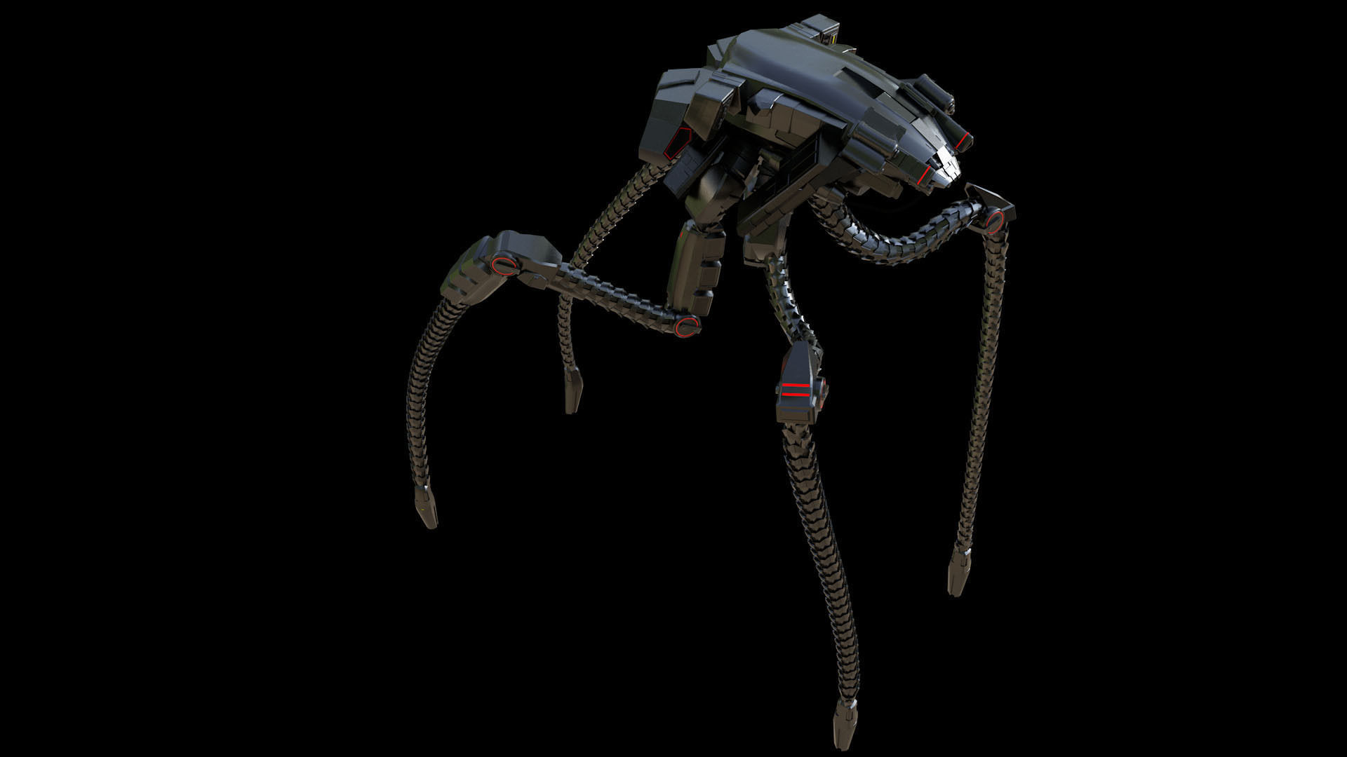 Military Robot  3D model_7