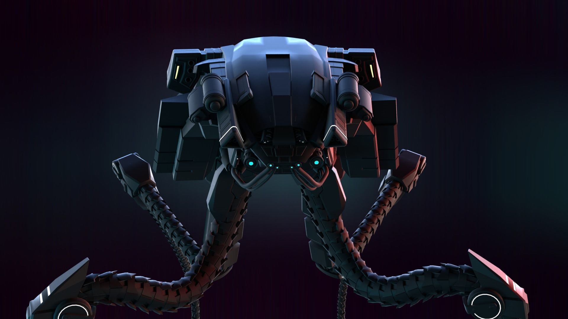 Military Robot  3D model_0