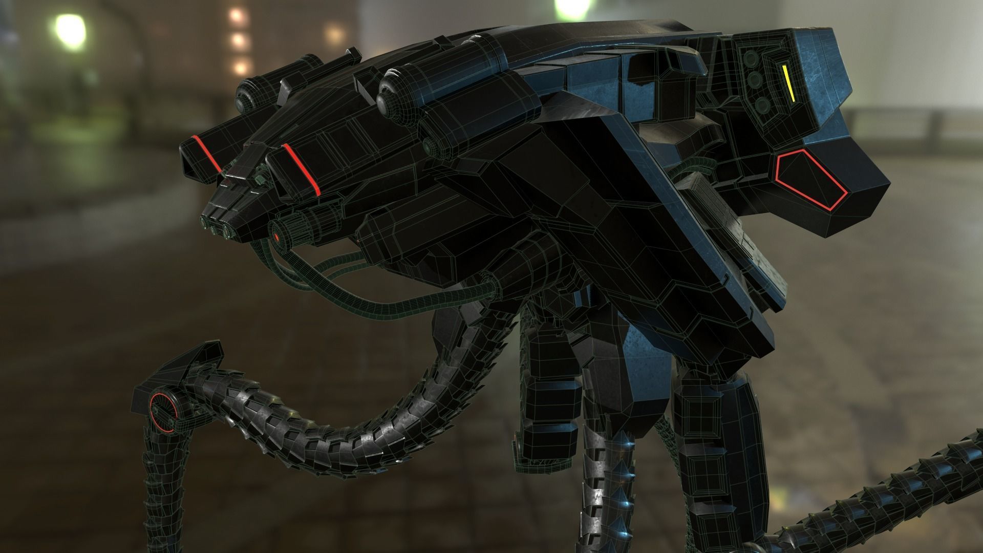 Military Robot  3D model_12