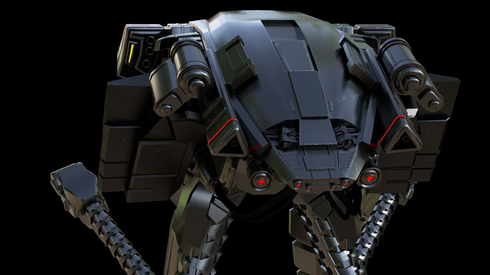 Military Robot  3D model_2