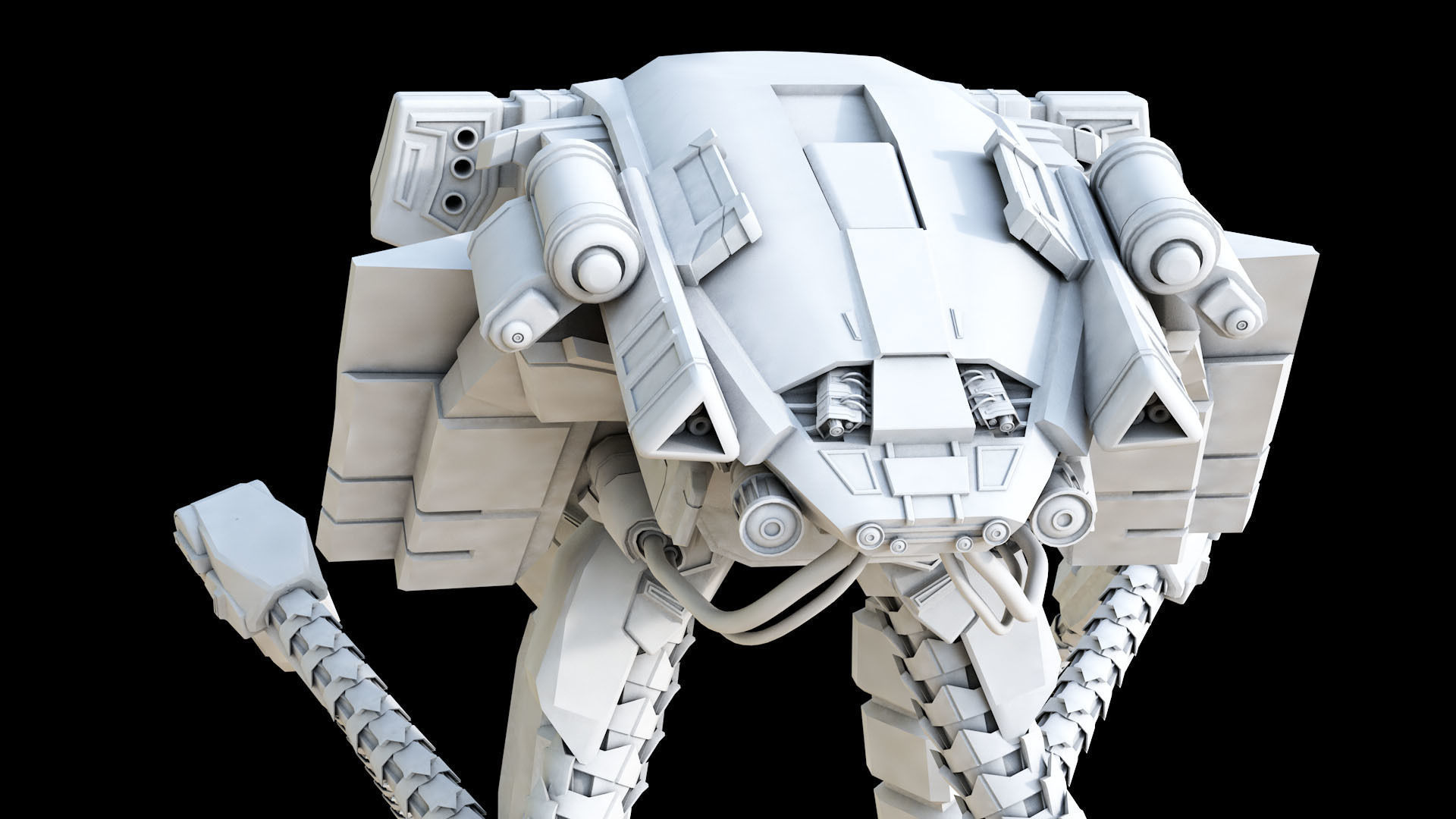 Military Robot  3D model_3