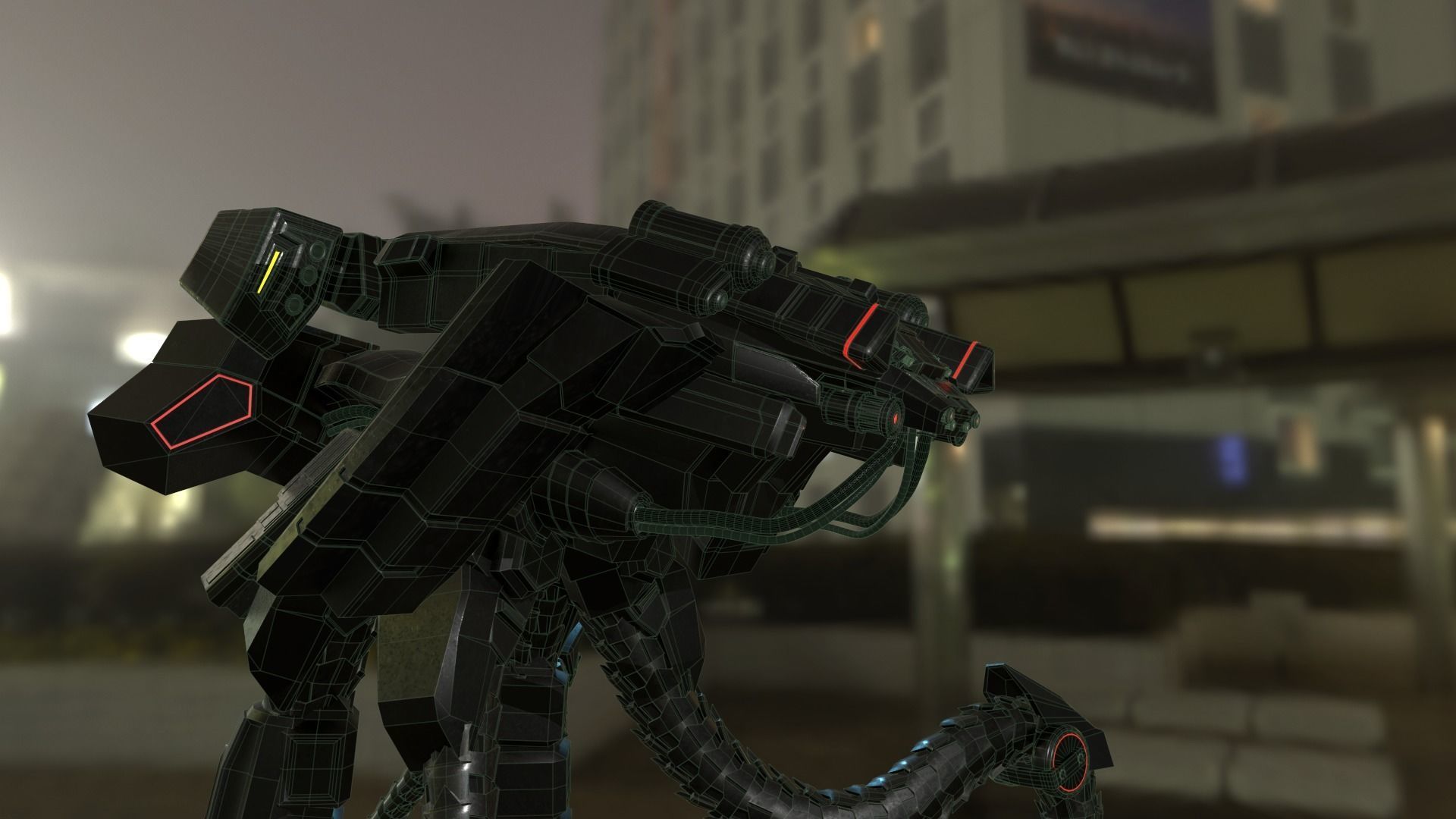 Military Robot  3D model_9