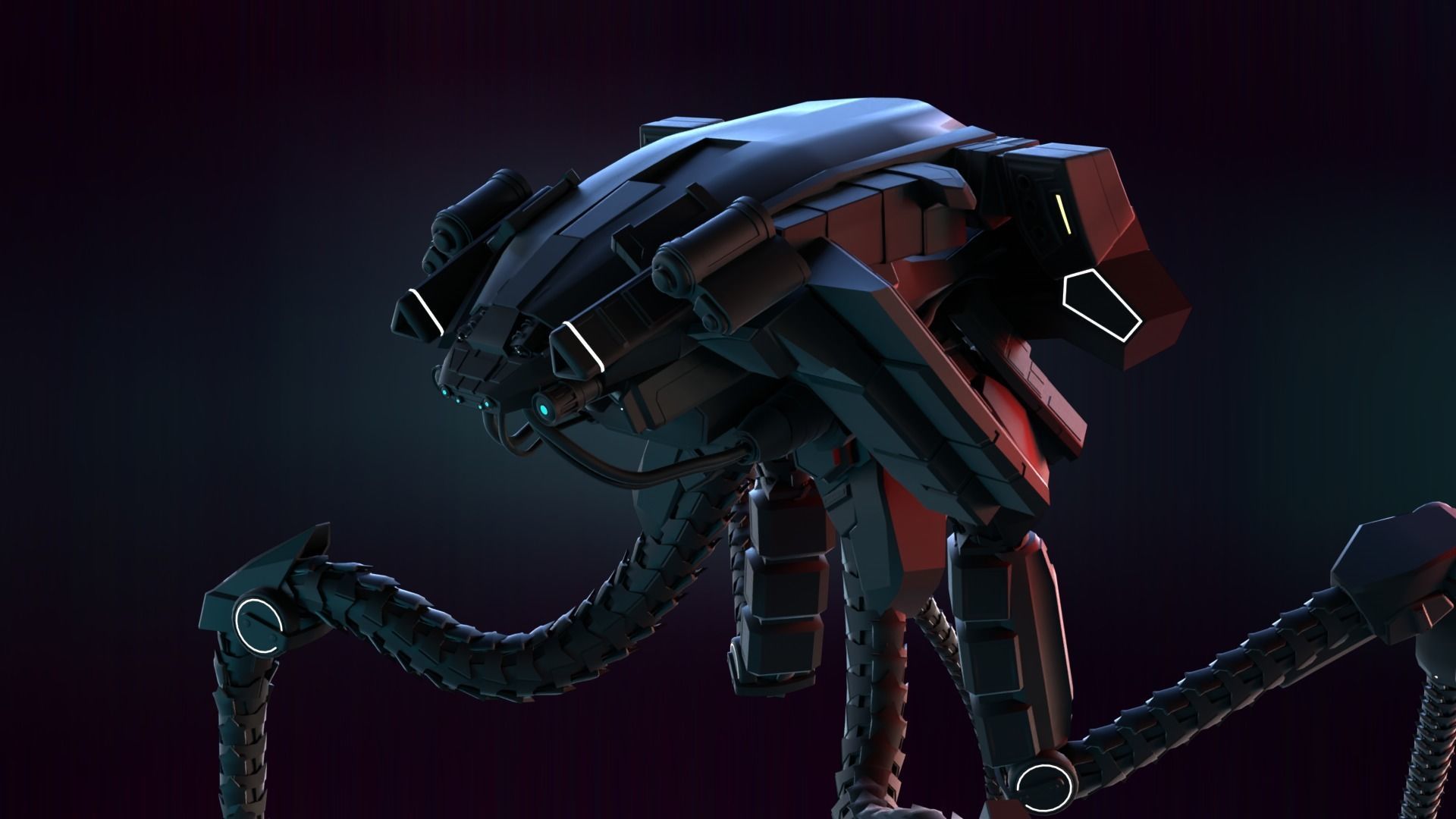 Military Robot  3D model_1