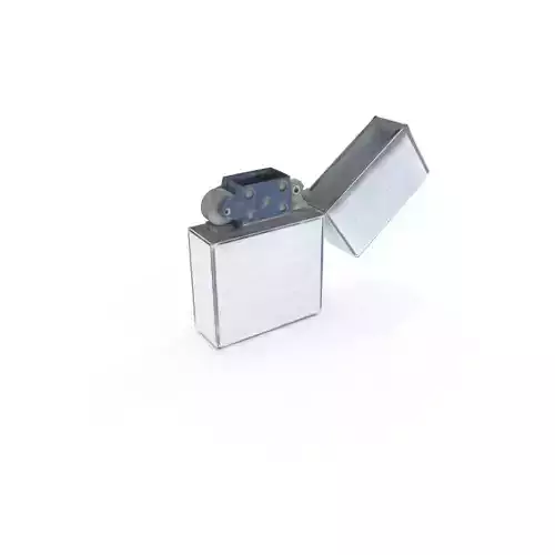 Low poly rigged gas lighter  Low-poly 3D model