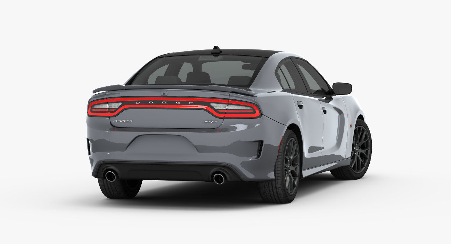 Dodge Charger SRT 392 2015 detailed interior 3D model_7